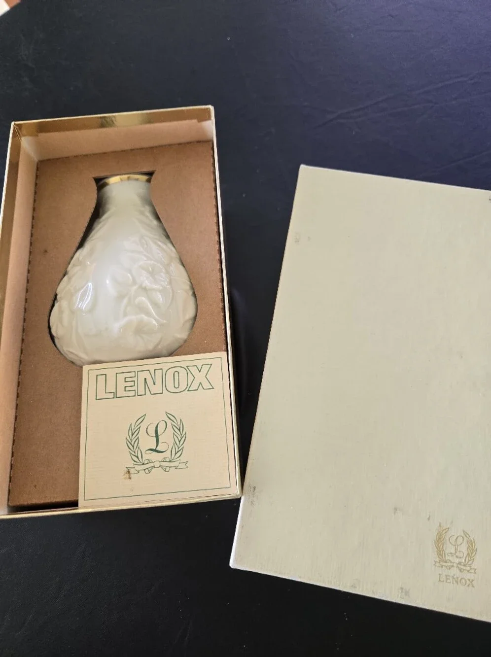 Lenox Vintage Flowers Of Affection Vase NEW in Box